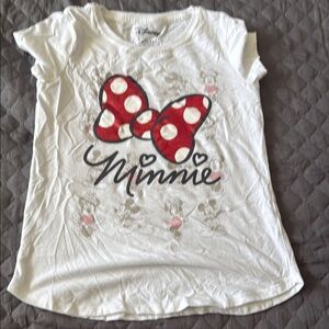 Disney Minnie Mouse Red and White Tee